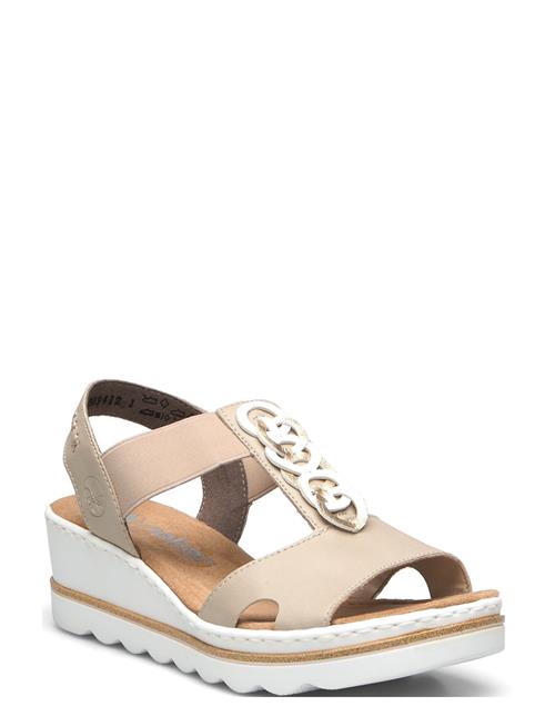 Rieker Ladies' Sandals 67498-62 Beige Rieker Beige