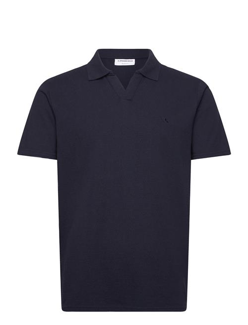 Polo Shirt W. Split Lindbergh Navy