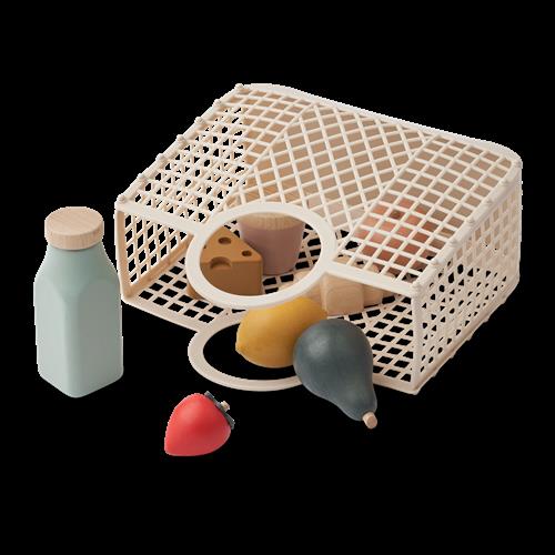 Liewood Florin Leg Mad Og Indkøbskurv Sandy Multi Mix  Sandy Multi Mix One Size Wood Beige  One Size 3 Y+ Unisex