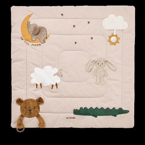 Liewood Bernet Classic Aktivitets-tæppe Sandy Multi Mix  Sandy Multi Mix One Size  Beige  One Size From Newborn unisex