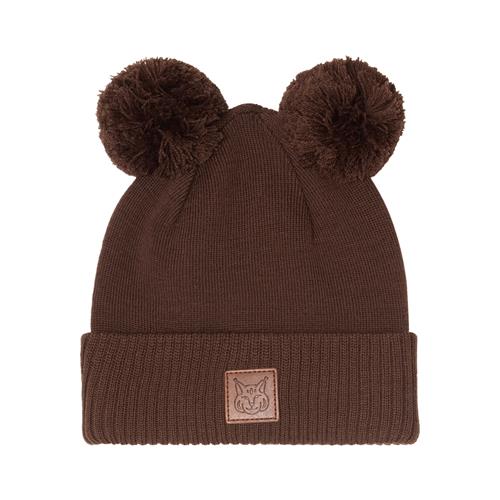 Kuling Zermatt Wool Beanie w Pom Poms Brown 44/46 cm  Brun  44/46 cm  Unisex