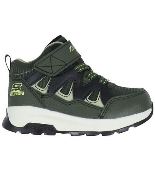 Skechers Støvler - Storm Blazer - Tex - Drizzle Squad - Olive/Bl