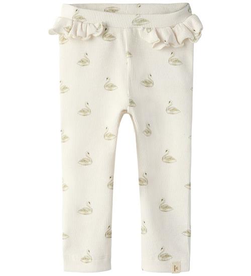 Lil' Atelier Leggings - Noos - Rib - NbfGavo - Pastel Parchment/
