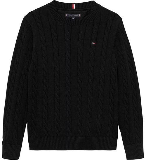 Tommy Hilfiger Bluse - Strik - Sort