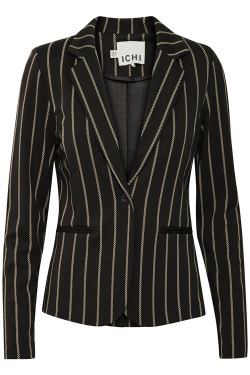 ICHI Blazer 'Ruti'  sort / hvid