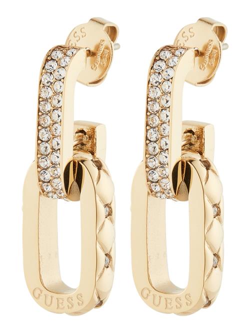 GUESS Øreringe  guld / transparent