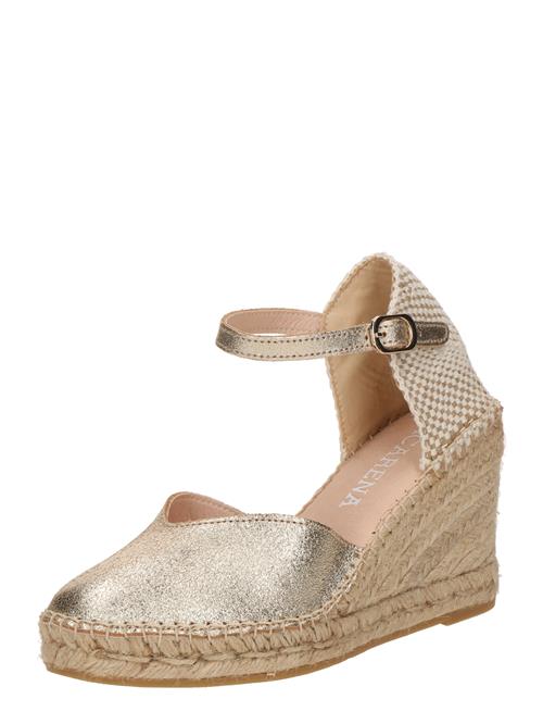 MACARENA Pantoletter  camel / sand / guld