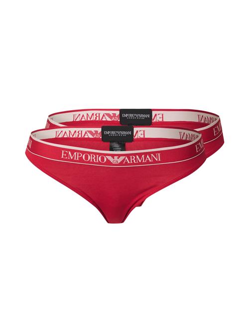 Emporio Armani String  creme / rød
