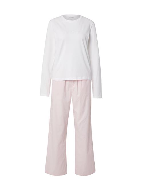 Calvin Klein Underwear Pyjamas  lyserød / hvid