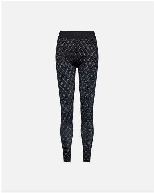 Leggings "Logo" | Polyester | Sort