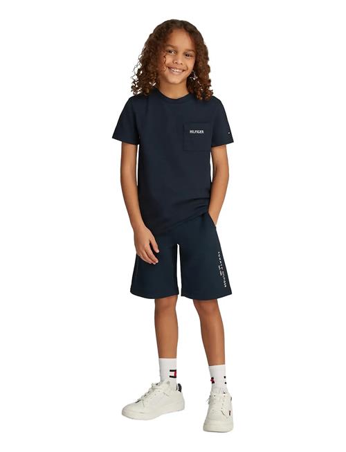 Hilfiger Emb Reg Pique Tee Ss Tommy Hilfiger Navy