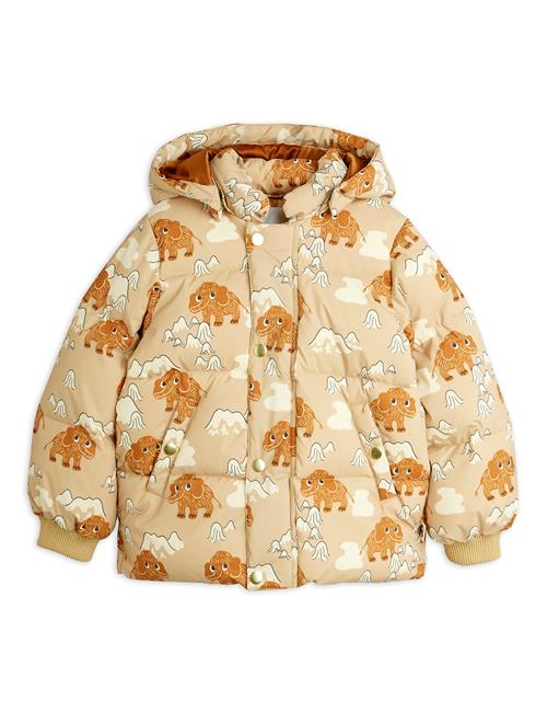 Mini Rodini Mammoths Puffer-jakke  Beige 104/110 cm  Beige  104/110 cm  Unisex