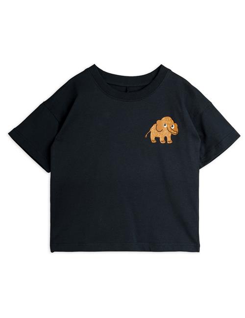 Mini Rodini GOTS Mammoth Tee  Black 92/98 cm  Sort  92/98 cm  Unisex