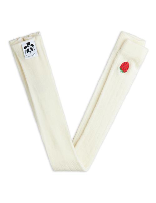 Mini Rodini Strawberry Pointelle-leggings  White 80/86 cm  Hvid  80/86 cm  kvinde