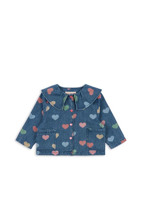 Konges Sløjd Magot Denim-skjorte Bon Coeur Coloré  Magot Denim Shirt Gots Bon Coeur Coloré 4 Y  Creme  4 år  kvinde
