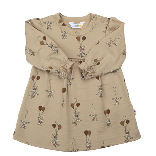 Joha A-formet Uldkjole Beige  Beige-70 cm Wool Beige  70 cm  kvinde