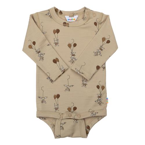 Joha Uldbaby Body Beige  Beige-80 cm Wool Beige  80 cm  Unisex