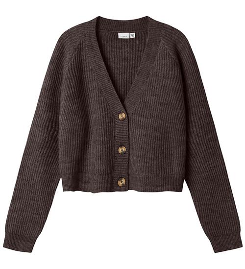 Name It Cardigan - Noos - Strik - NkfHolly - Seal Brown