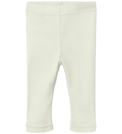 Lil' Atelier Leggins - Noos - Rib - NbnNalu - Turtledove/MELANGE