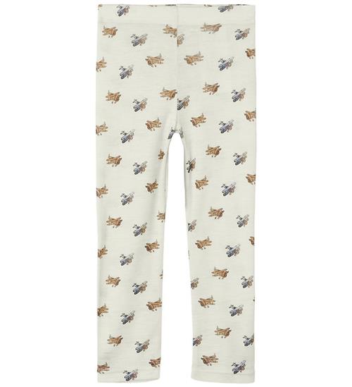 Se Lil' Atelier Leggins - NmmNalu - Turtledove/MELANGE ved KidsWorld