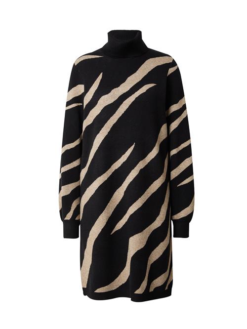 OBJECT Kjole 'Ray'  beige / sort