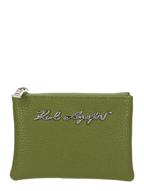 Karl Lagerfeld Tegnebog  kiwi / sølv