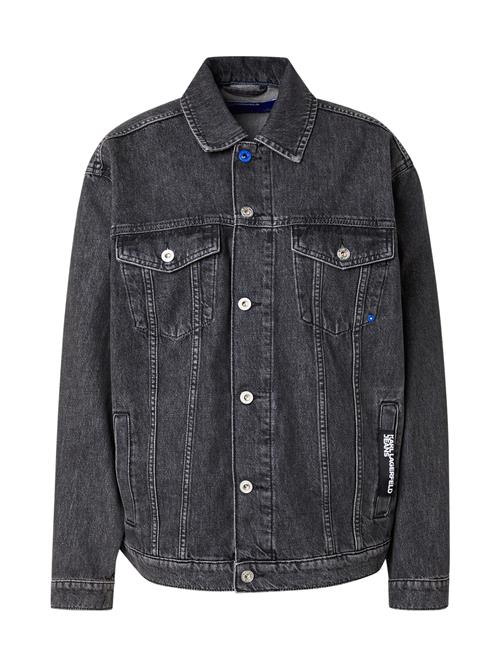 KARL LAGERFELD JEANS Overgangsjakke  blå / aqua / sort