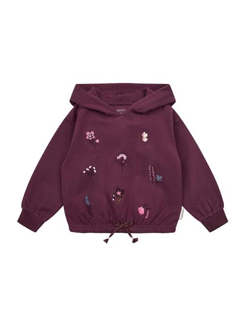 STACCATO Sweatshirt  opal / mørkebrun / lyserød / vinrød