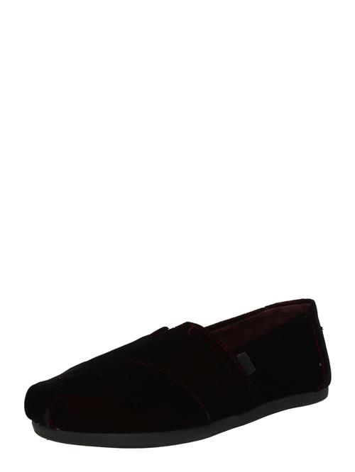TOMS Slipper 'ALPARGATA'  mørkerød