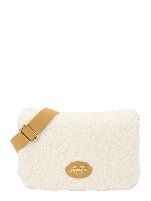 Se Love Moschino Skuldertaske  camel / lysebeige / guld ved About You