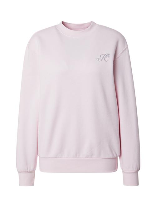 Juicy Couture Sweatshirt 'Dach Brooke'  pastelpink / sølv