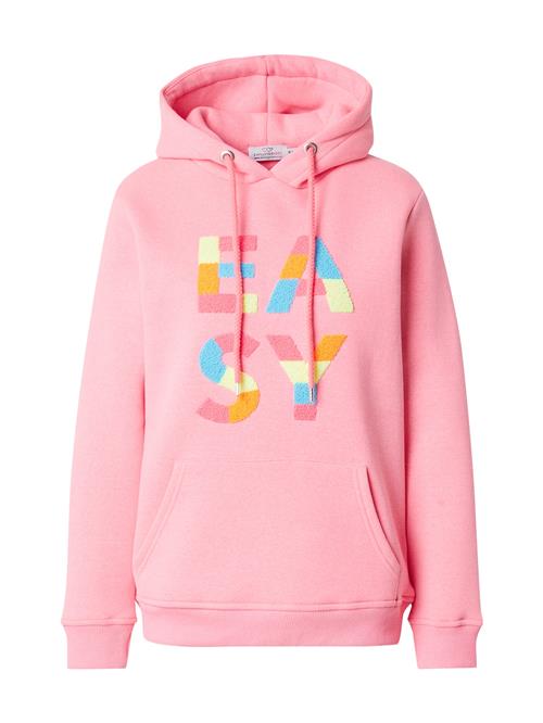 Zwillingsherz Sweatshirt 'EASY'  blå / gul / orange / neonpink