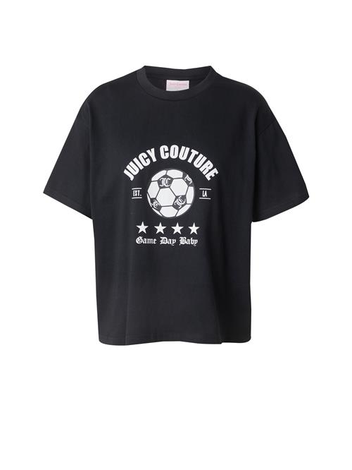 Juicy Couture Shirts 'THE ARCHED FOOTBALL'  sort / hvid