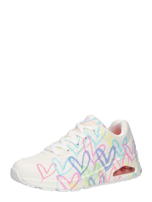 SKECHERS Sneaker low 'Uno - Spread The Love'  blå / lyseblå / lyserød / hvid
