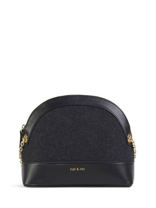 Nat&Nin Skuldertaske 'JULIET LAINE'  guld / sort