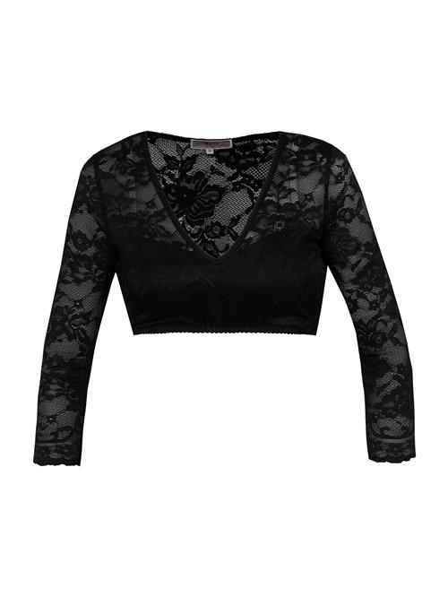 MARJO Dirdnl-bluse 'Zeil'  sort
