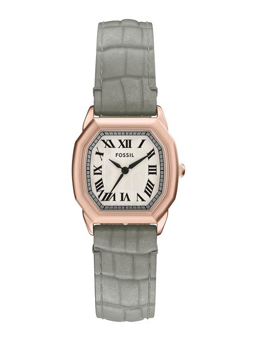 FOSSIL Analogt ur 'HARLOW'  rosa guld / grå / sort