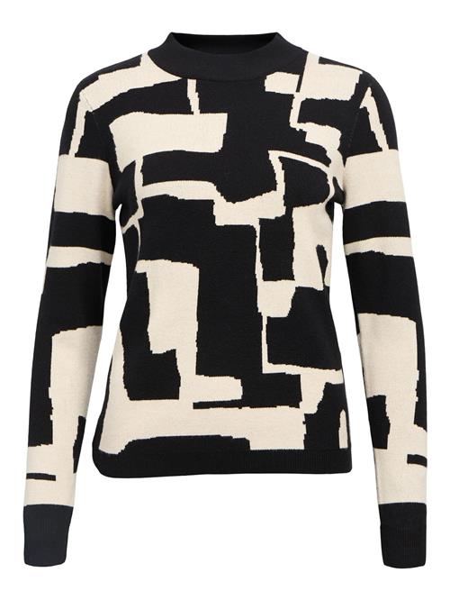 OBJECT Pullover 'OBJRay'  ecru / sort