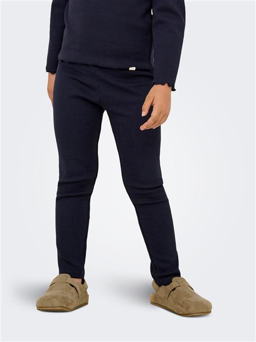 Se ONLY KIDS Rib Leggings Trinny Night Sky hos SmartKidz