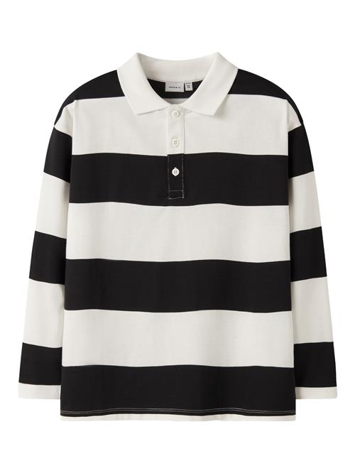 Se NAME IT Polo Bluse Nutiva Cloud Dancer Black hos SmartKidz