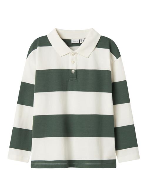 NAME IT Polo Bluse Nutiva Cloud Dancer Garden Topiary