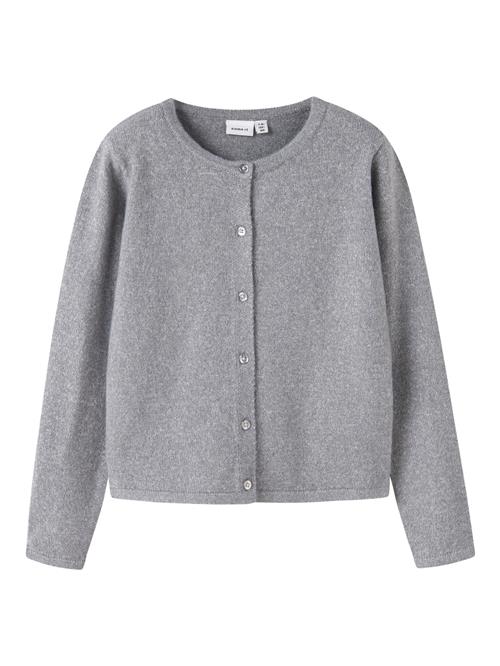NAME IT Strik Cardigan Saluna Grey Melange