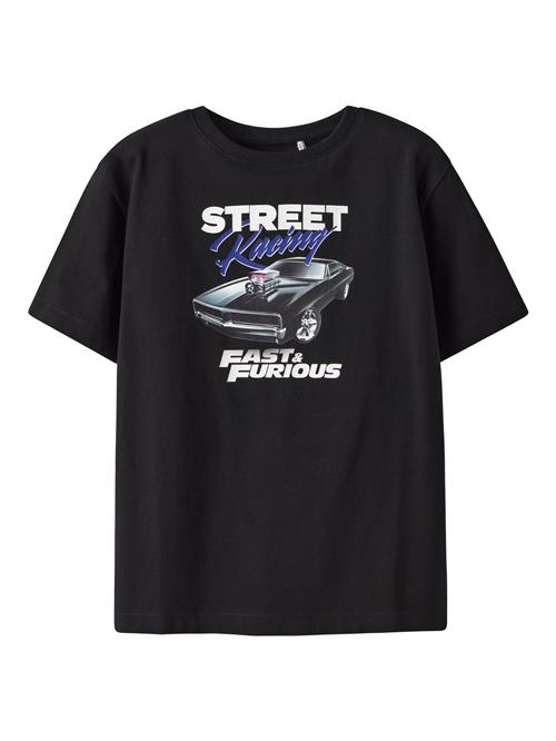 Se NAME IT T-shirt Alon Black hos SmartKidz