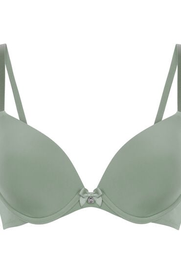 Hunkemöller Formstøbt bøjle-bh Plunge grøn