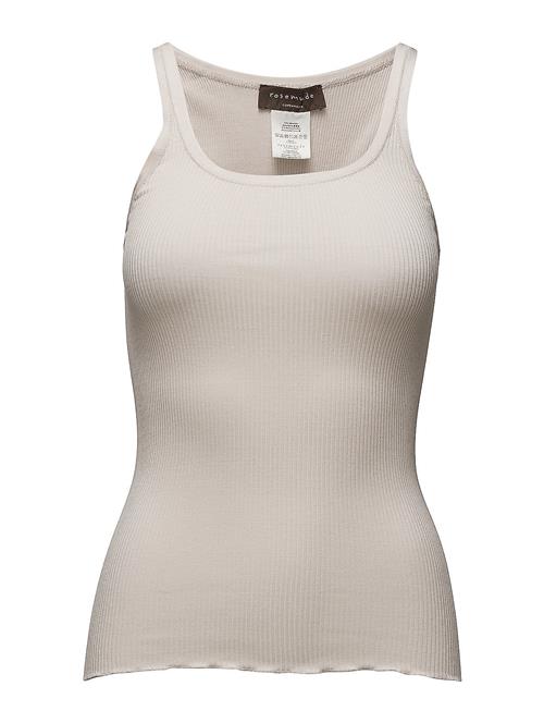 Rwbelle Silk U-Neck Strap Elastic T Rosemunde Pink