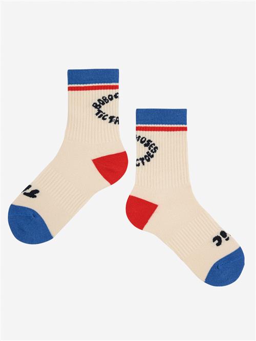 Bobo Choses Tic Tac Toe Color Block Lange Sokker Multicolor  Multicolor 32-34 EU  Hvid  32-34 EU  mand