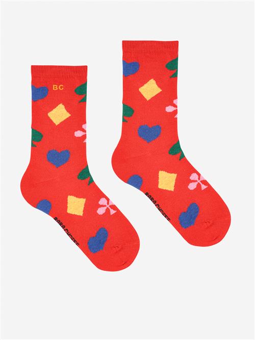 Bobo Choses Bobo Choses Joker Lange Sokker Red  Red 32-34 EU  Rød  32-34 EU  mand