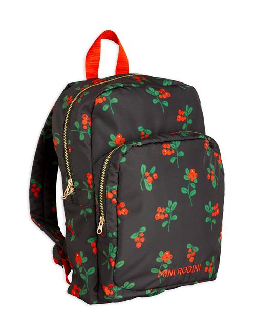 Mini Rodini Lingonberries Rygsæk Black  Black One Size  Sort  One Size  kvinde