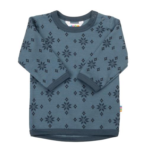 Joha Langærmet Uldtop Blue  Blue-80 cm Wool Blå  80 cm  mand