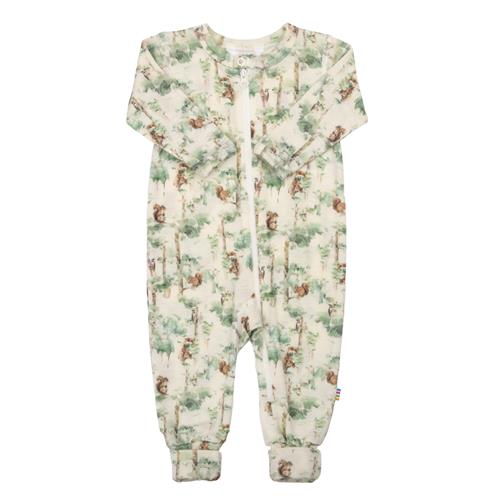 Joha Uld Onesie Med 2-i-1-fod Off White  Off white-70 cm Wool Hvid  70 cm  Unisex